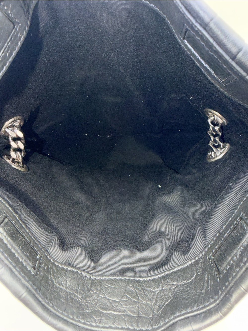 Saint Laurent West Hollywood Shoulder Bag Crocodile Embossed Leather Bag - Picture 12 of 15